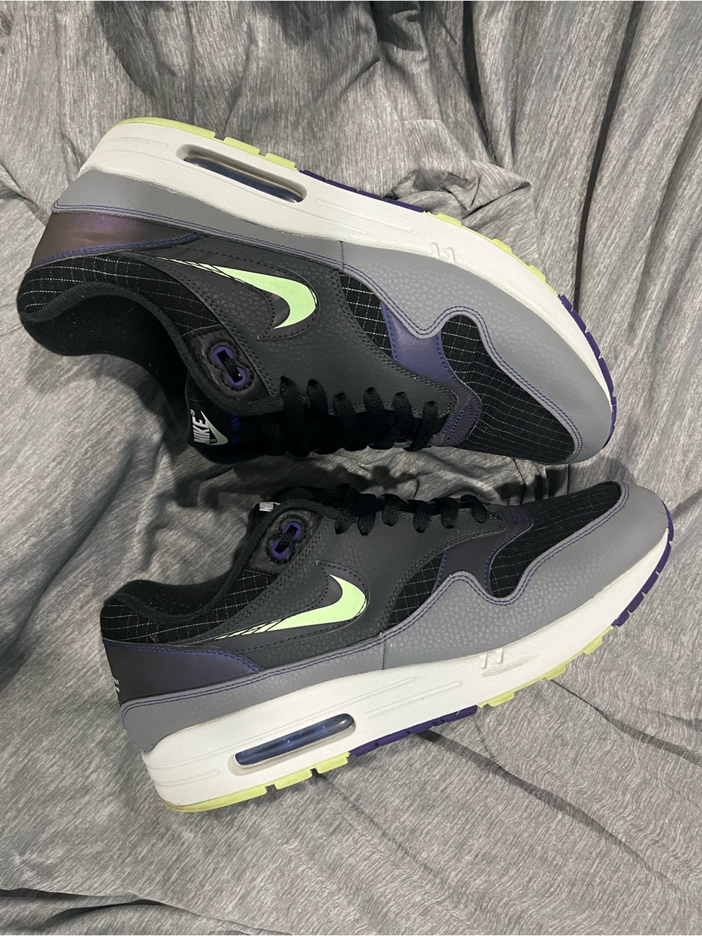Nike Air Max Future swoosh grey Purple Size 12 Running OG Walking Men’s Sneakers